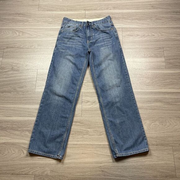 Ecko Unltd Jeans Mens 30 Blue Baggy Straight Denim Y2K - Picture 1 of 13